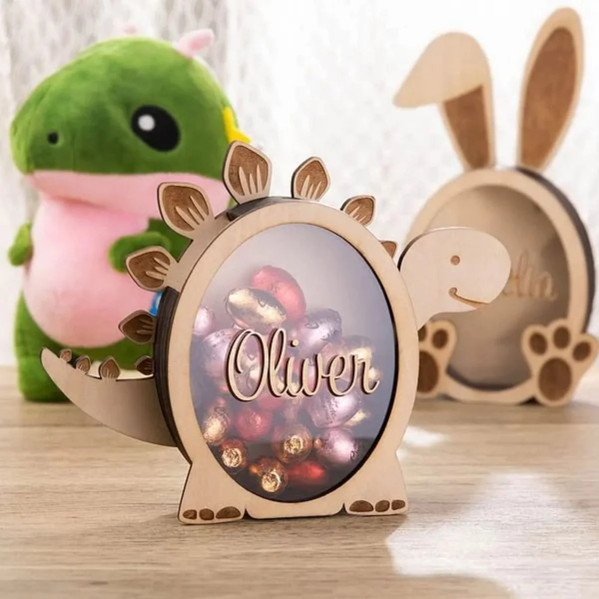 Personalized Bunny Easter Drop Money Box Gift for Kids - Image 5