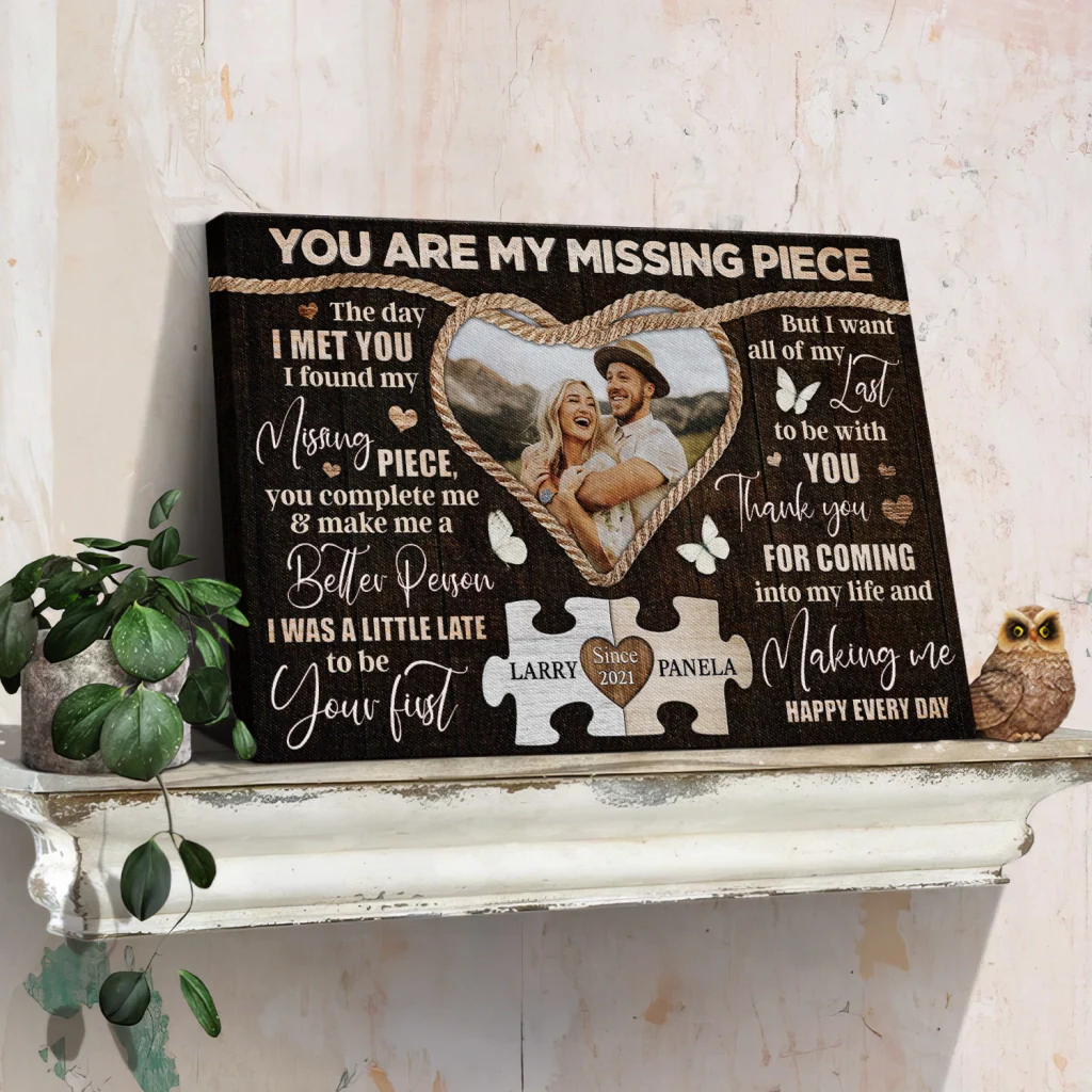 Personalized Canvas Prints Custom Photo, Sentimental Gift For Couples - Image 3