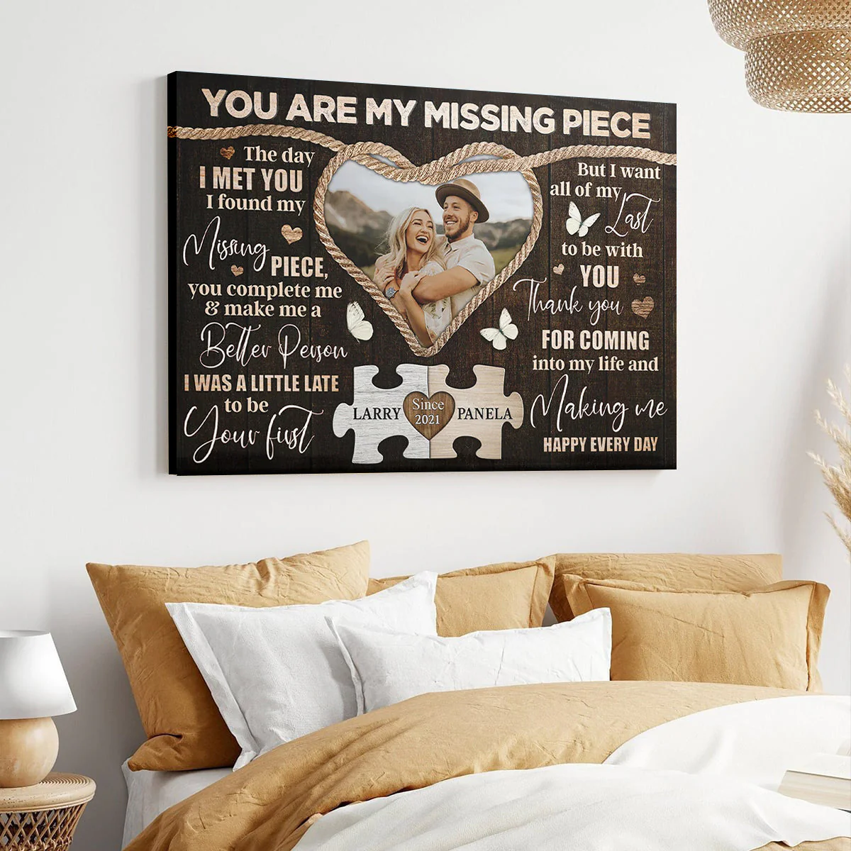 Personalized Canvas Prints Custom Photo, Sentimental Gift For Couples - Image 5