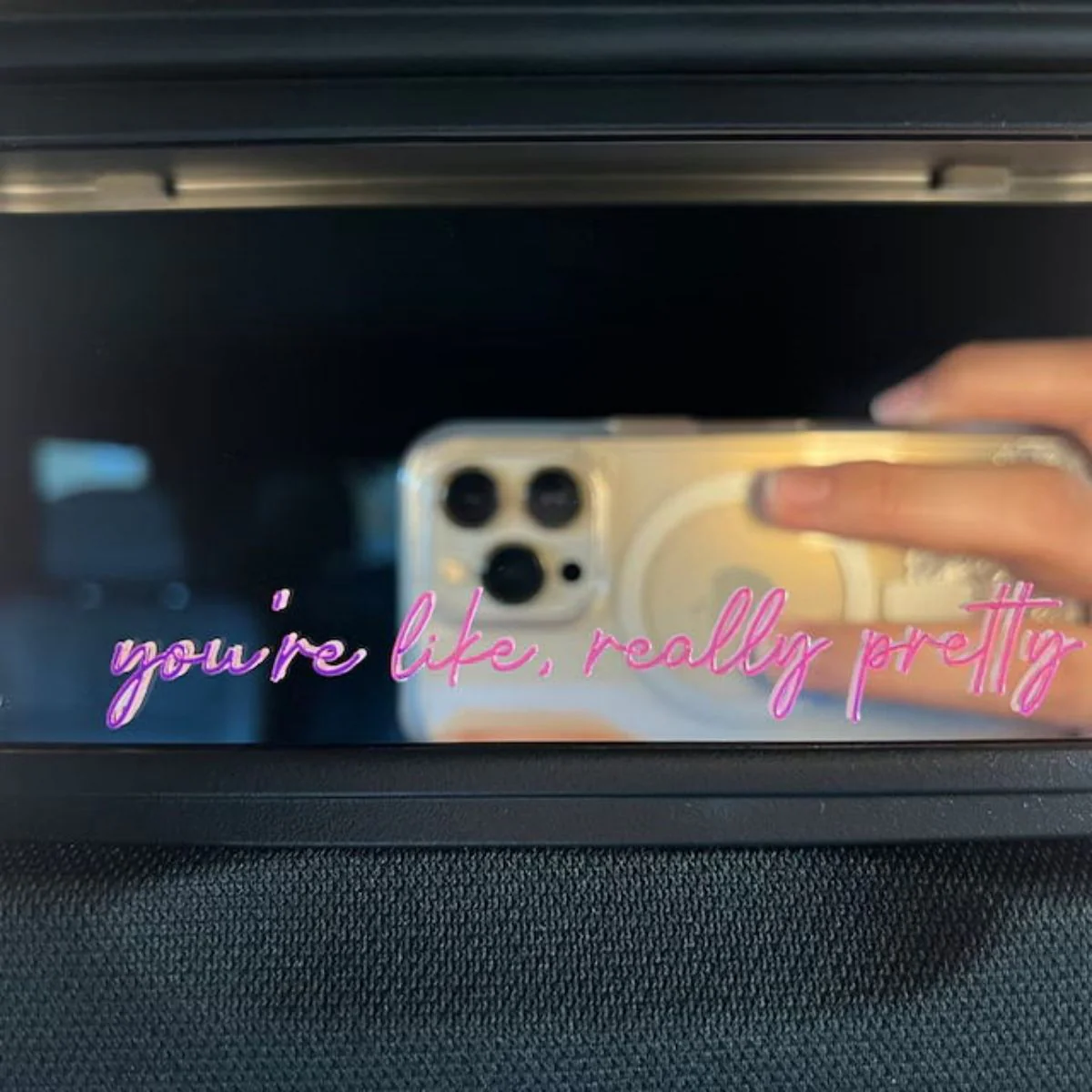 Personalized Car Mirror Motivational Quote Decal/Sticker - Image 2