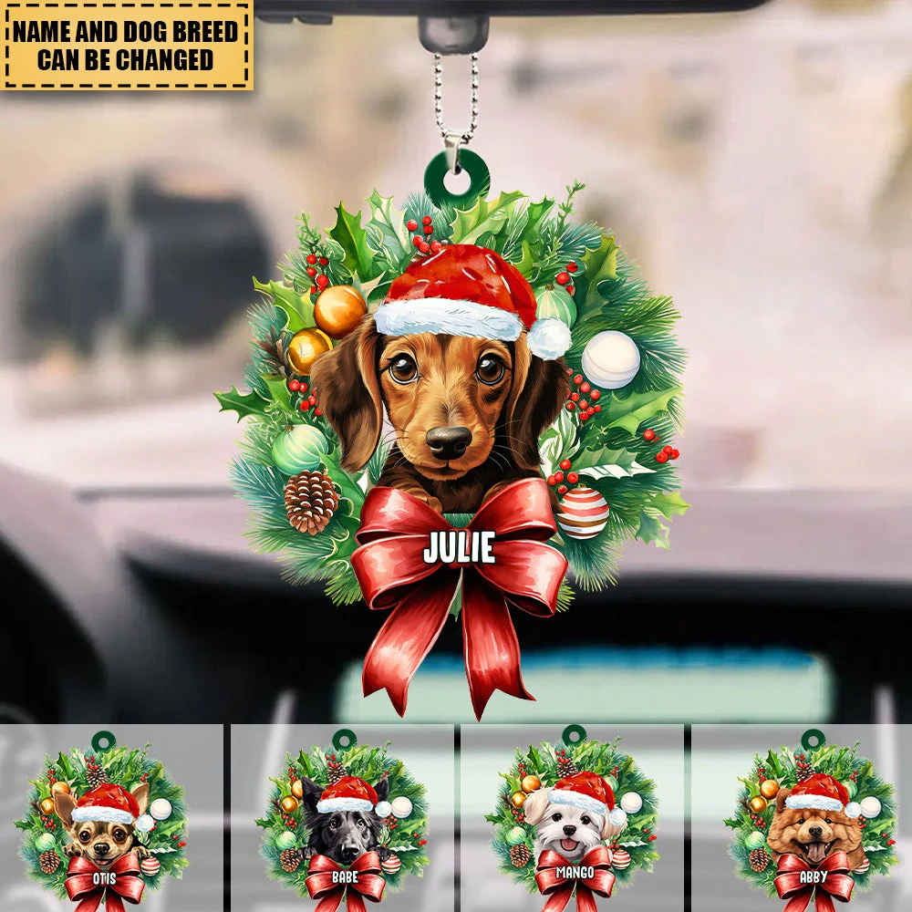 Personalized Christmas Gift For Dog Lovers Acrylic Ornament - Image 3