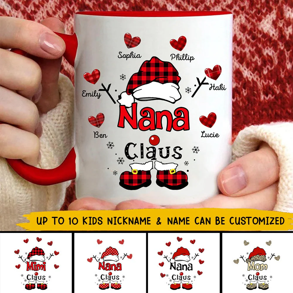 Personalized Christmas Grandma Snowflake Mug Gift for Grandma Mommy Auntie - Image 2