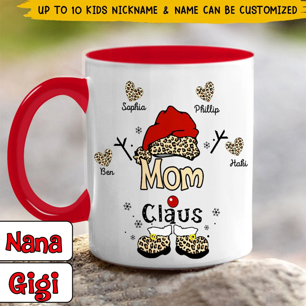 Personalized Christmas Grandma Snowflake Mug Gift for Grandma Mommy Auntie - Image 4