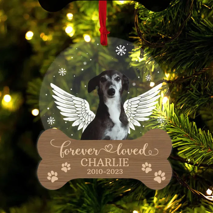 Personalized Christmas Memorial Acrylic Ornament Gift For Pet Lover - Image 3