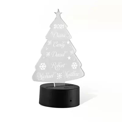 Personalized Christmas Tree Night Light-Cute Gift for Family - Image 5