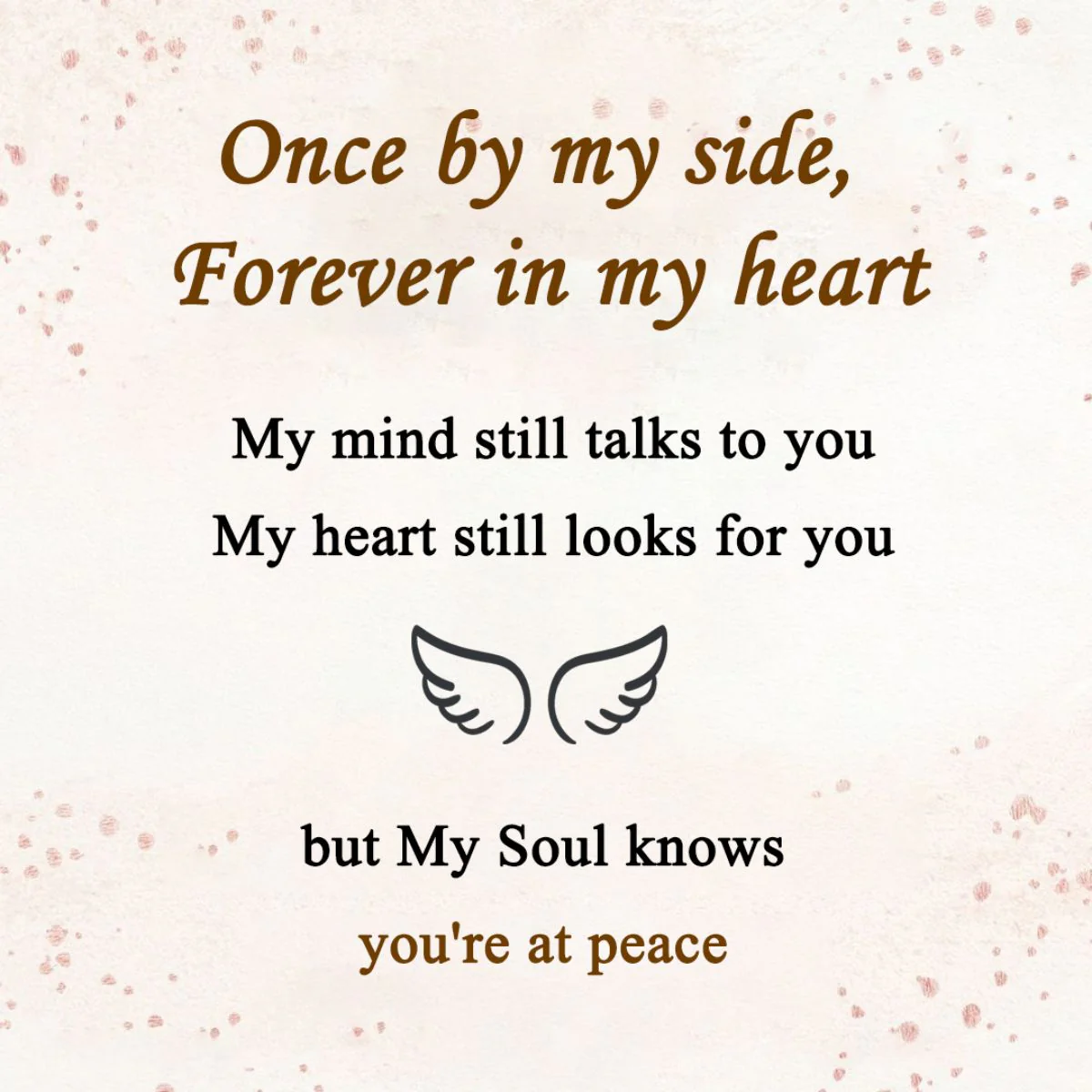 Personalized Circle Wings Memorial Ring - I am not a Widow, I am a wife to a husband with wings - Image 10