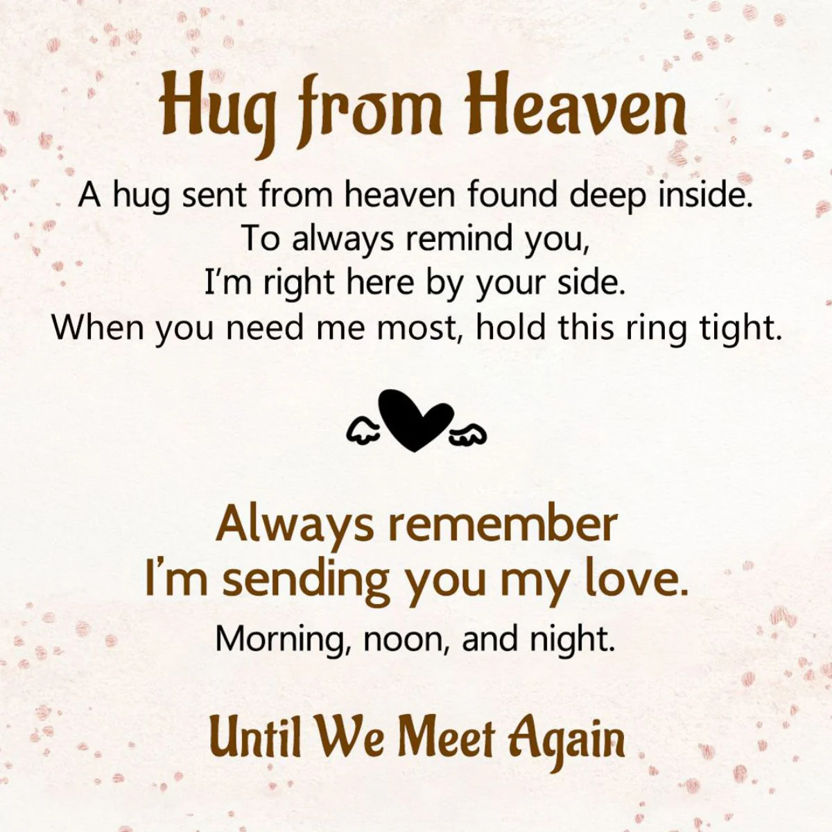 Personalized Circle Wings Memorial Ring - I am not a Widow, I am a wife to a husband with wings - Image 8