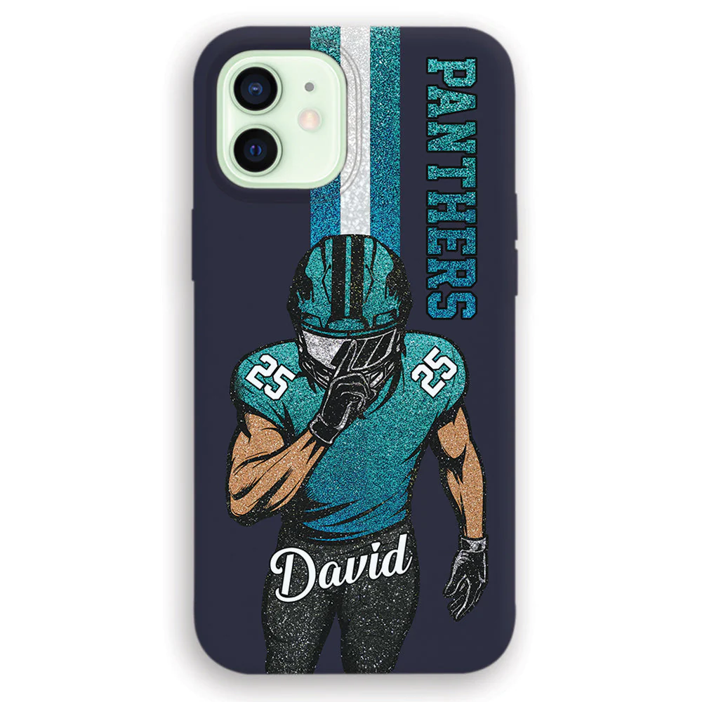 Personalized Clipart Phone Case For Football Family - Image 6