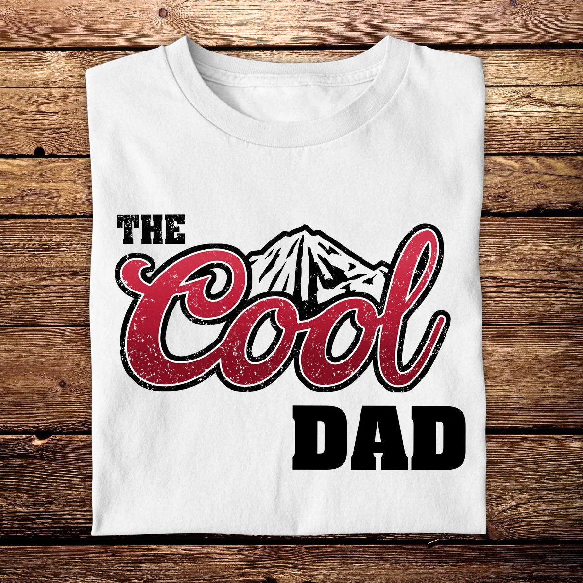 Personalized Cool Dad Father's Dad Grandpa Kids T-shirt - Image 5