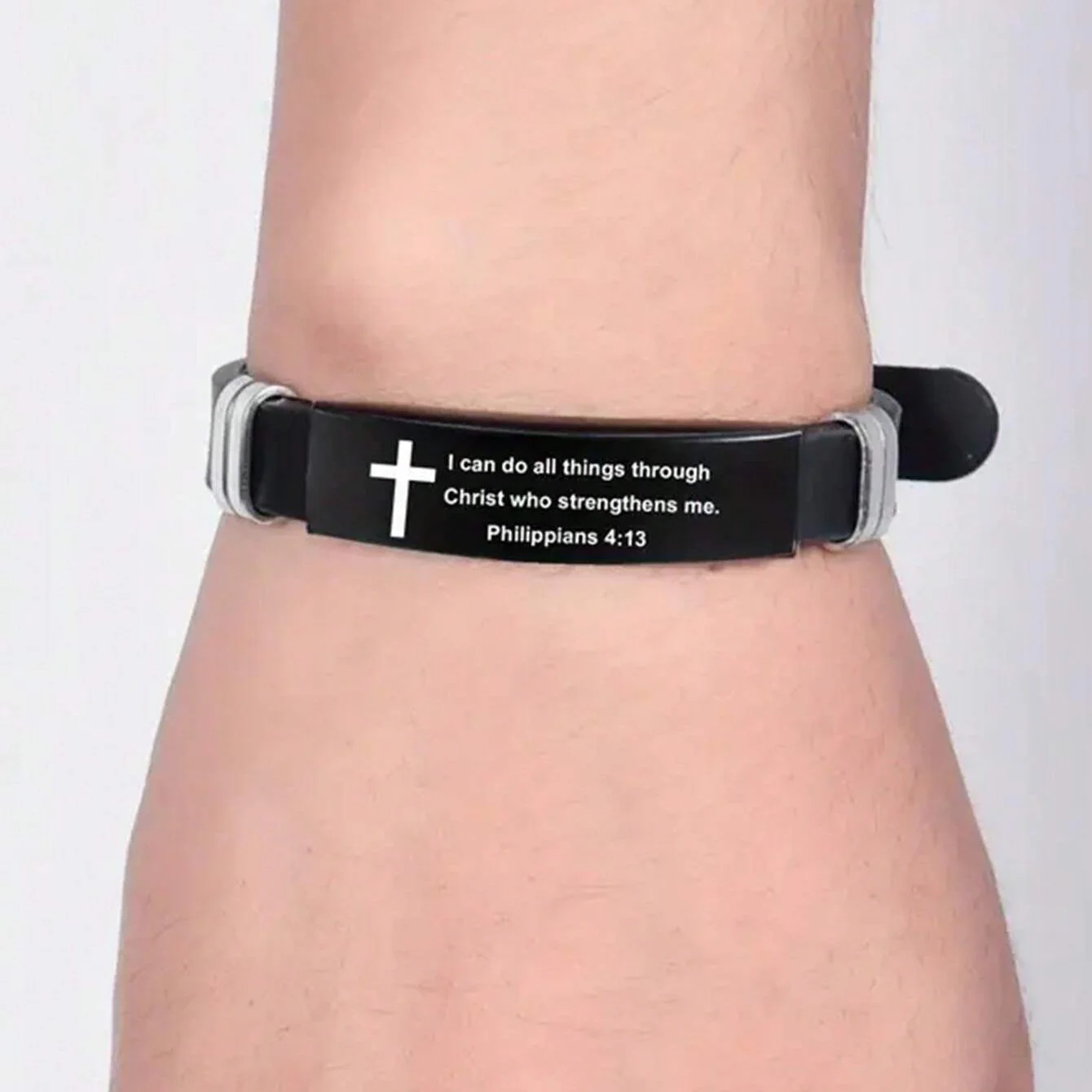 Personalized Cross Bible Bracelet Gift For Men, Friends, Family Members - Image 4