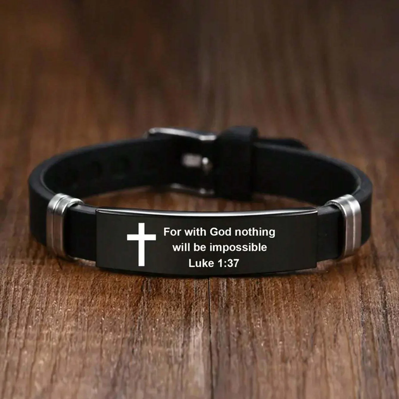 Personalized Cross Bible Bracelet Gift For Men, Friends, Family Members - Image 5