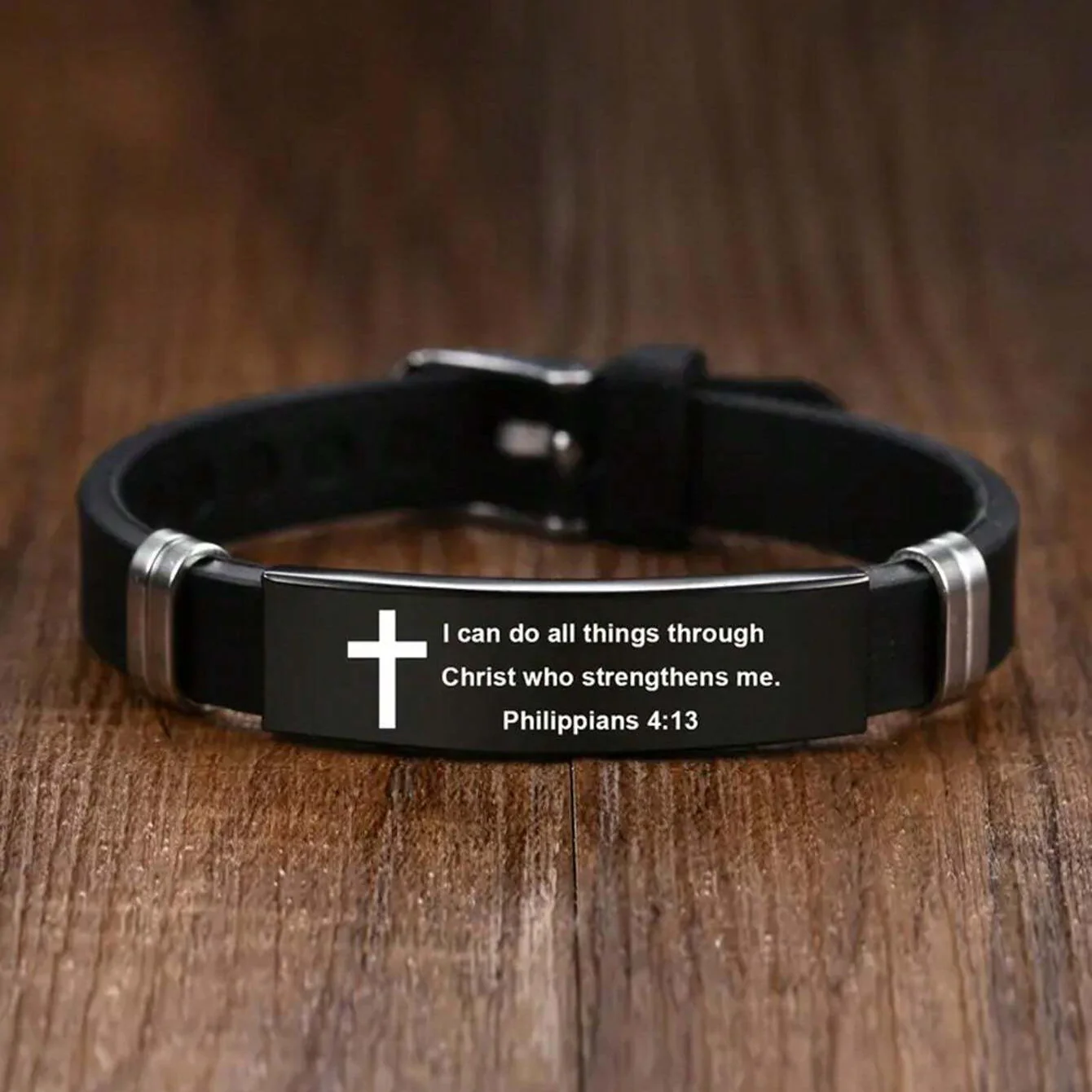 Personalized Cross Bible Bracelet Gift For Men, Friends, Family Members - Image 7