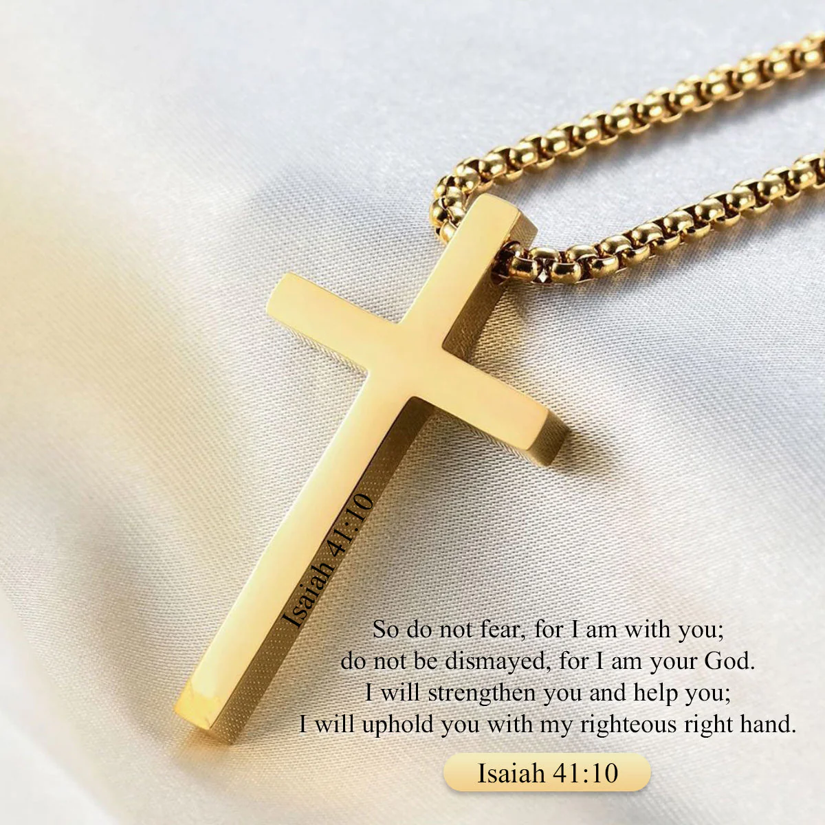 Personalized Cross Necklace - Image 4