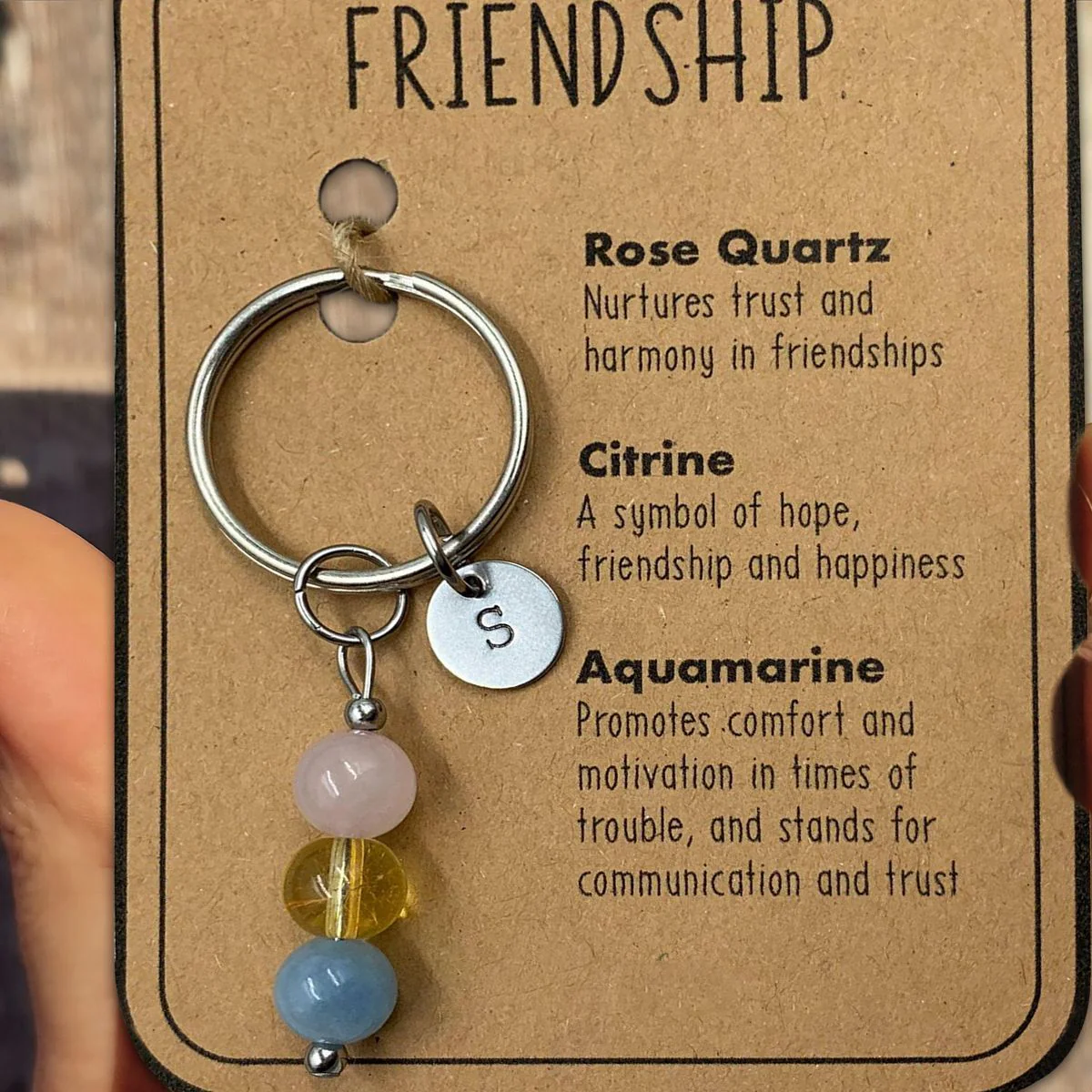 Personalized Crystal Keyring Gift For New Beginnings - Image 3