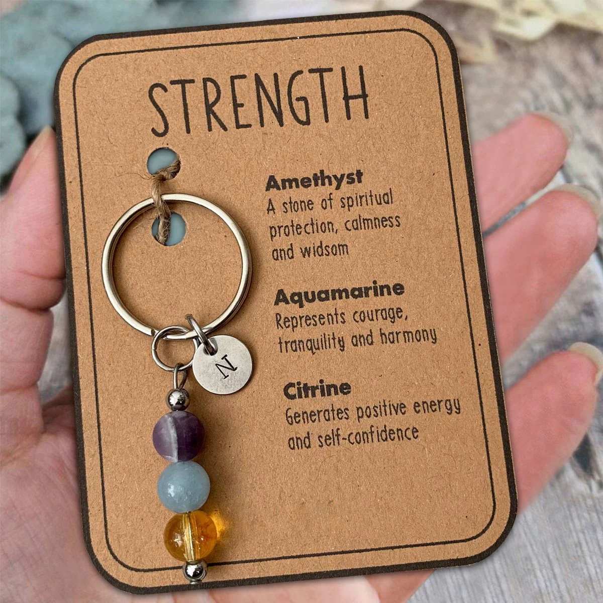 Personalized Crystal Keyring Gift For New Beginnings - Image 6