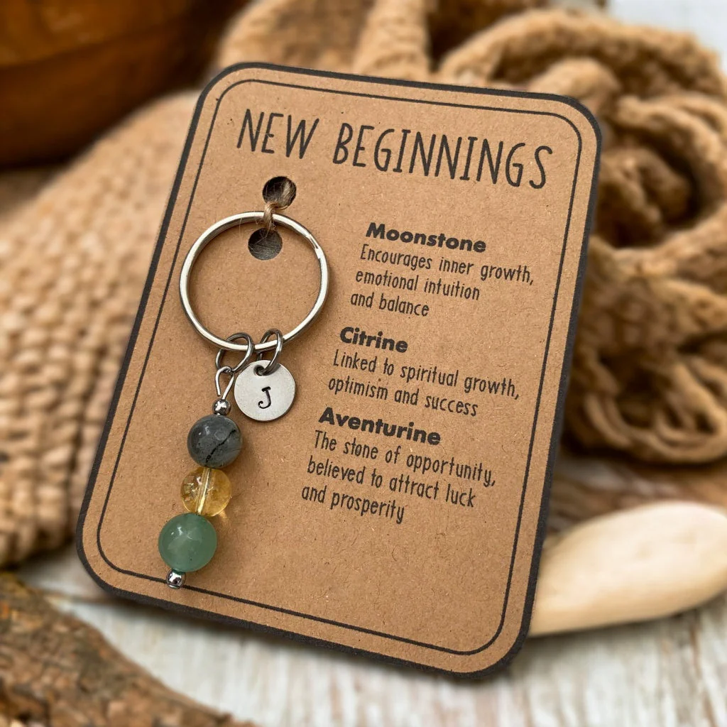Personalized Crystal Keyring Gift For New Beginnings - Image 7