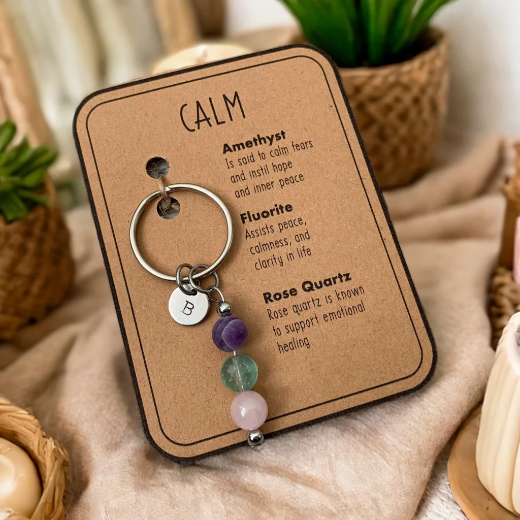 Personalized Crystal Keyring Gift For New Beginnings - Image 8