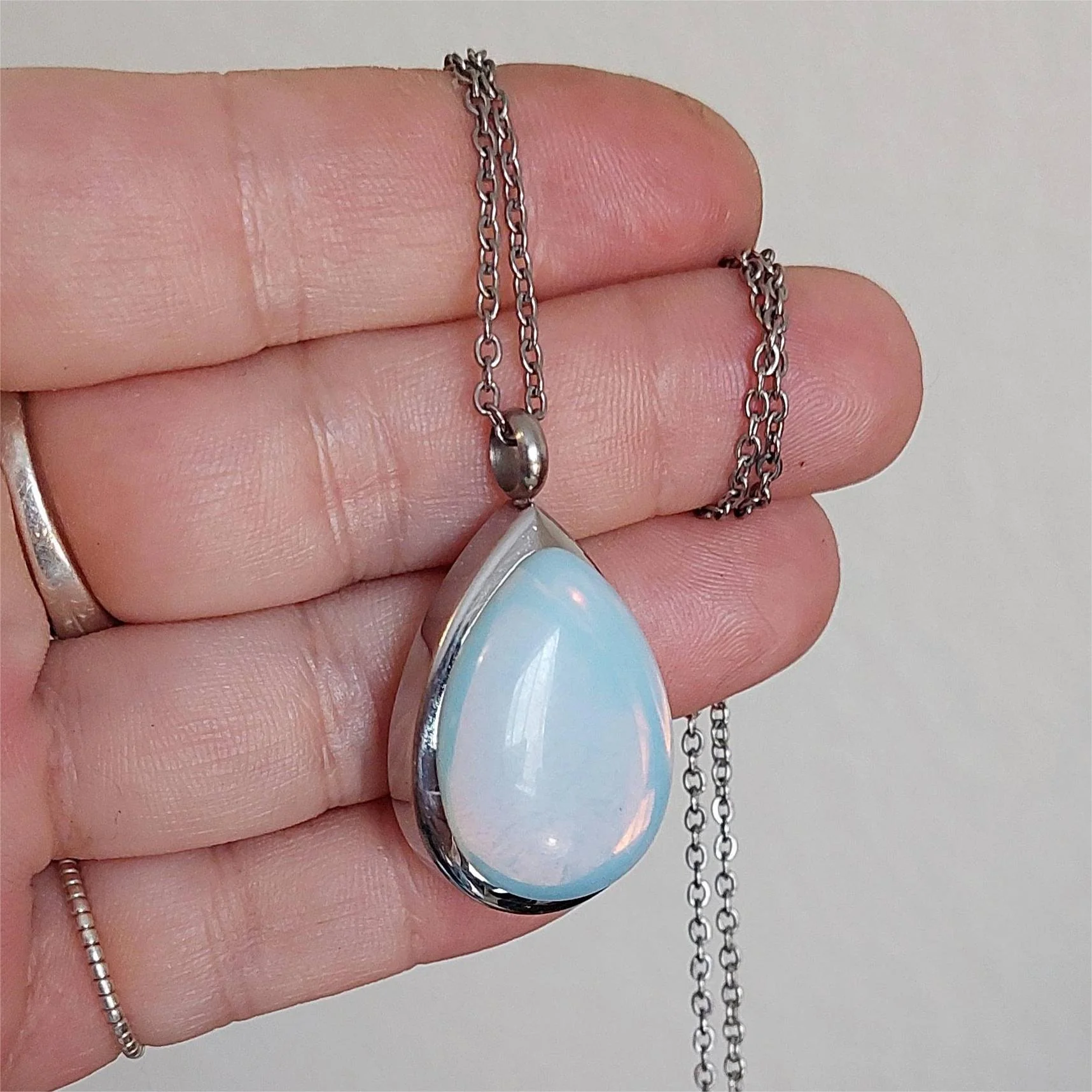 Crystal Urn Necklace For Ashes, Keepsake Pendant - Image 14