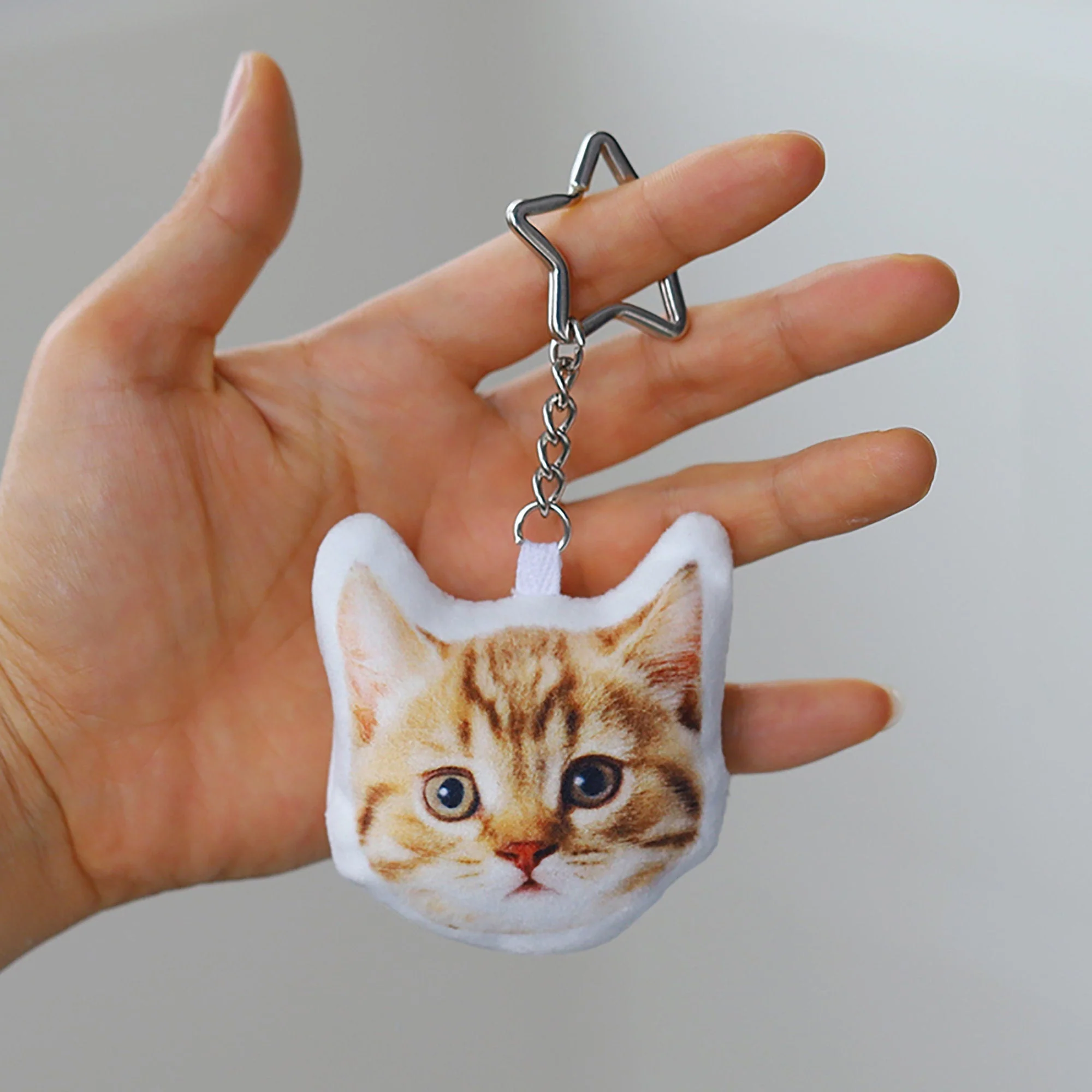 Personalized Custom 3D Photo Pillow Keychain/Backpack Pendants - Image 4