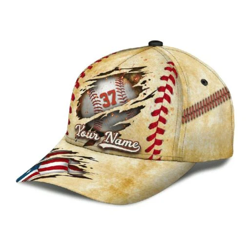 Personalized Custom Crack Baseball Classic Cap - Image 4