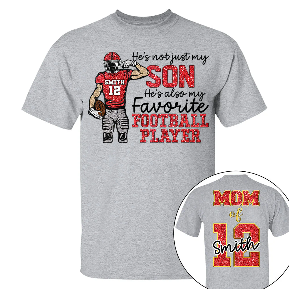 Personalized Custom Football For Football Family Game Day T-Shirt - Image 3