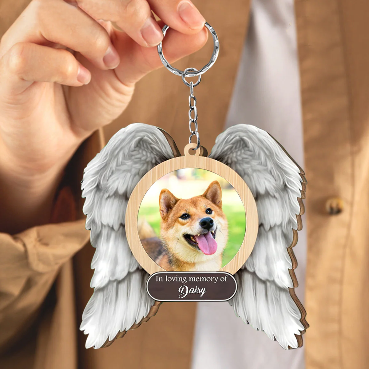 Personalized Custom Memorial Acrylic Keychain - Image 3