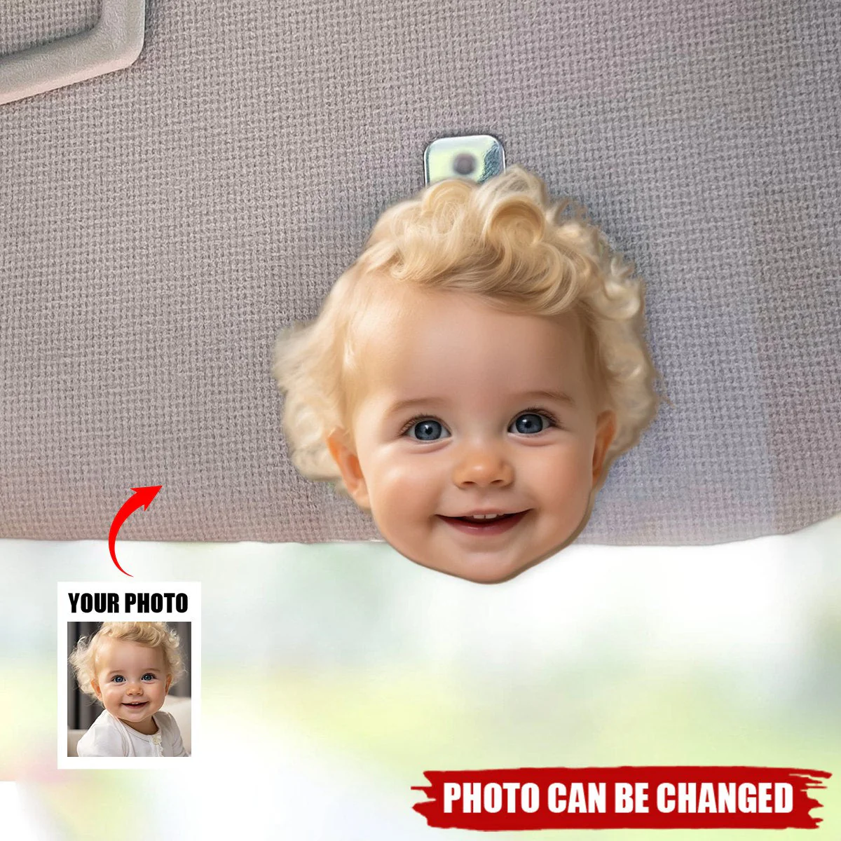 Personalized Custom Photo Car Visor - Image 4