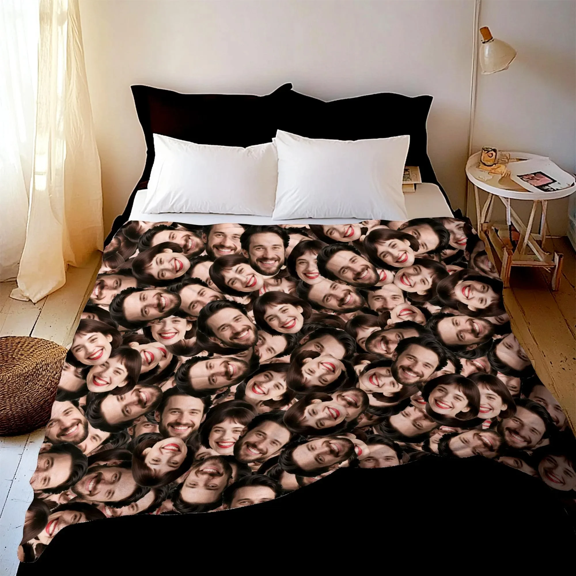 Personalized Custom Photo Face Blanket- Funny Face Gift - Image 7