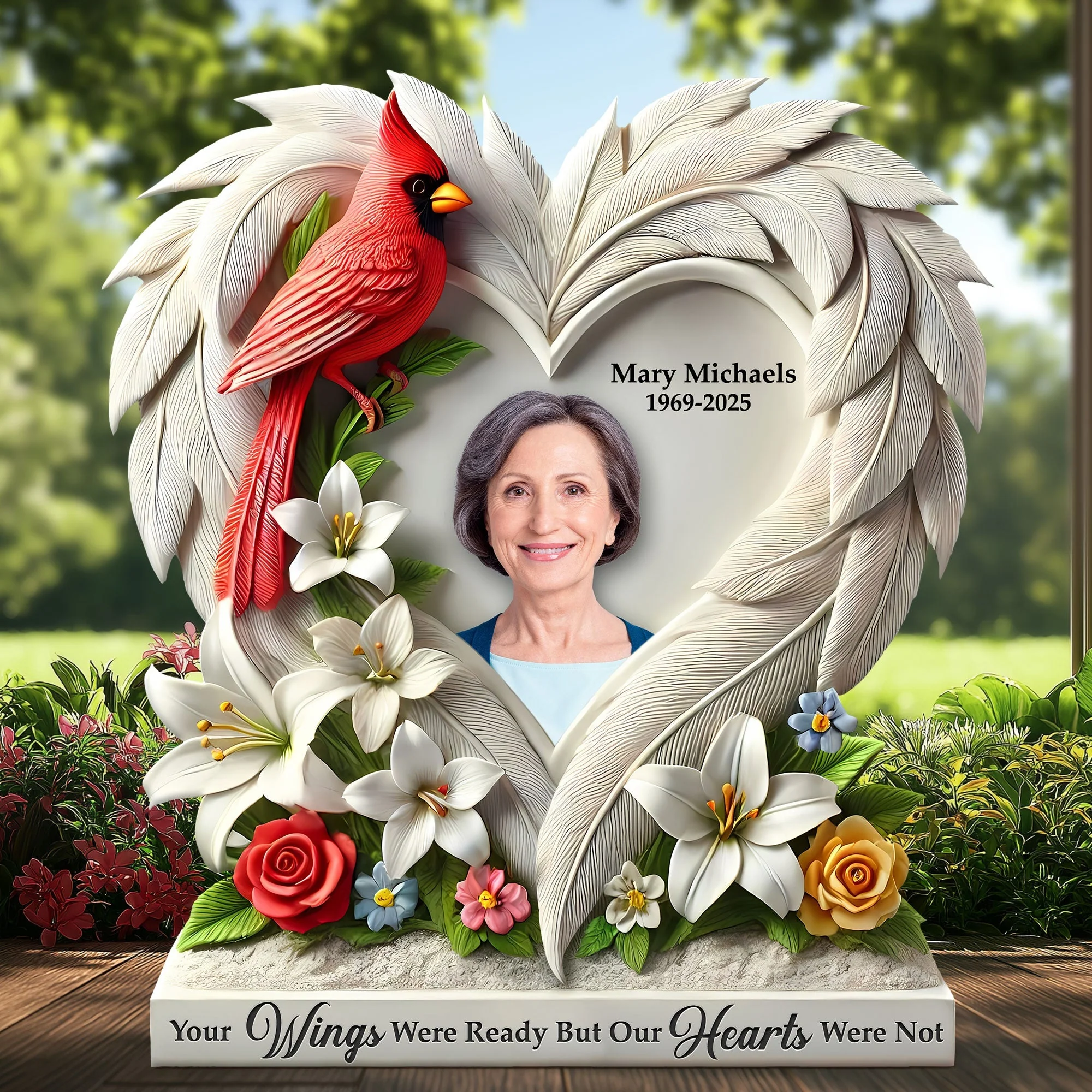 Personalized Custom Photo Memorial Heaven Acrylic Plaque - Image 4