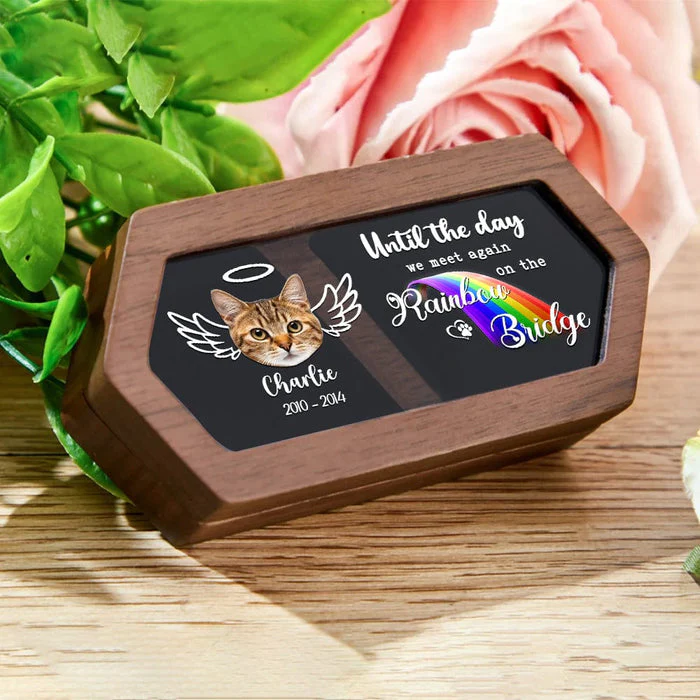 Personalized Custom Photo Memorial Pet Fur Acrylic Keepsake - Image 2