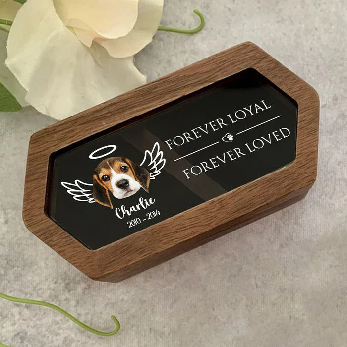Personalized Custom Photo Memorial Pet Fur Acrylic Keepsake - Image 3