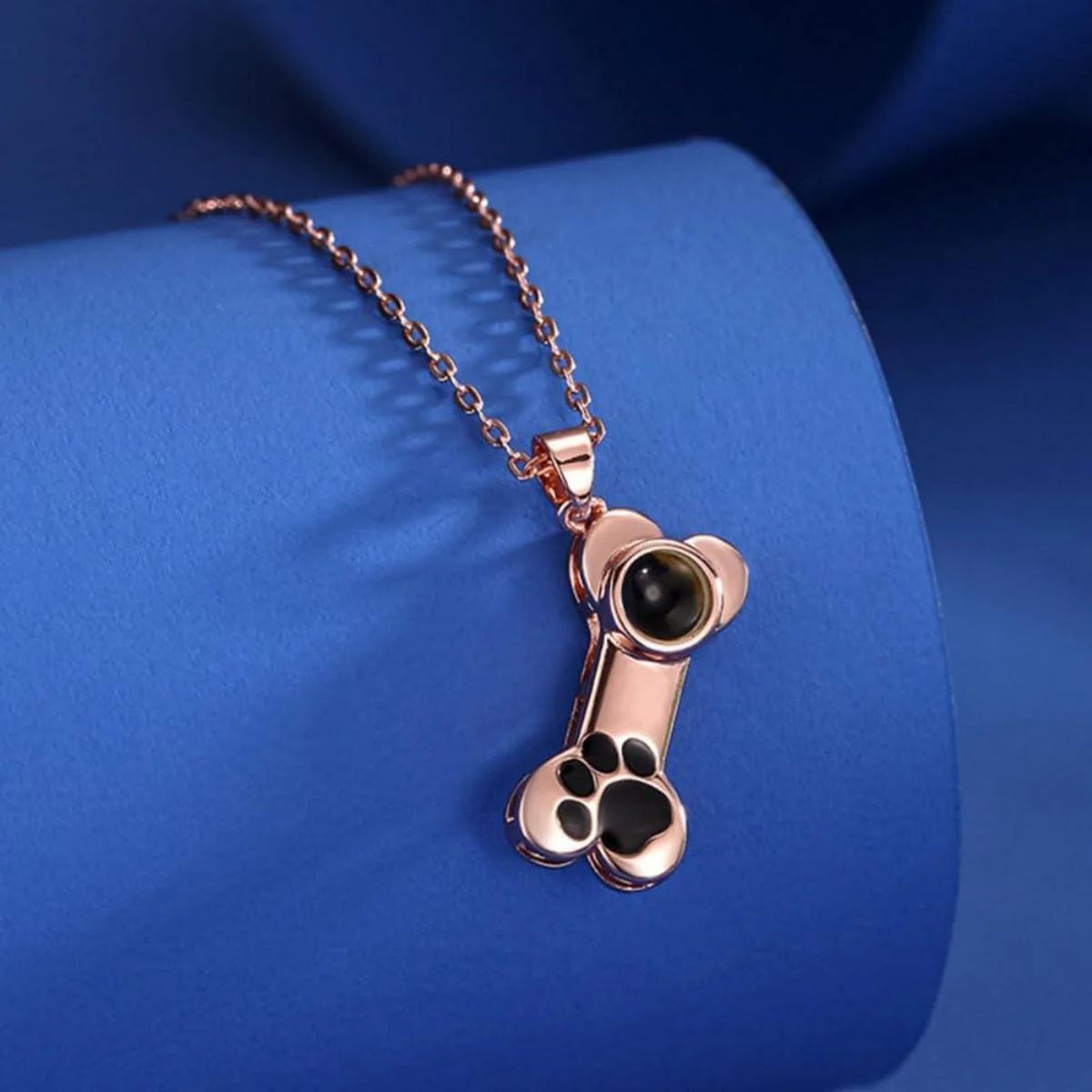 Personalized Custom Puppy Photo Projection Necklace - Image 10
