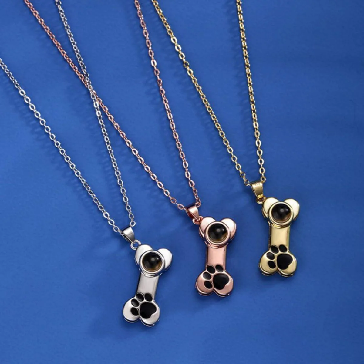 Personalized Custom Puppy Photo Projection Necklace - Image 7