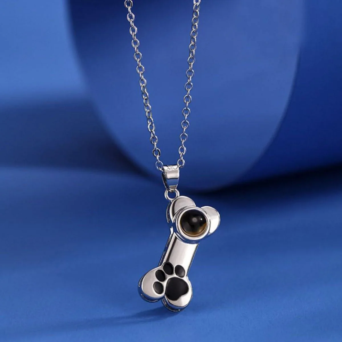 Personalized Custom Puppy Photo Projection Necklace - Image 9