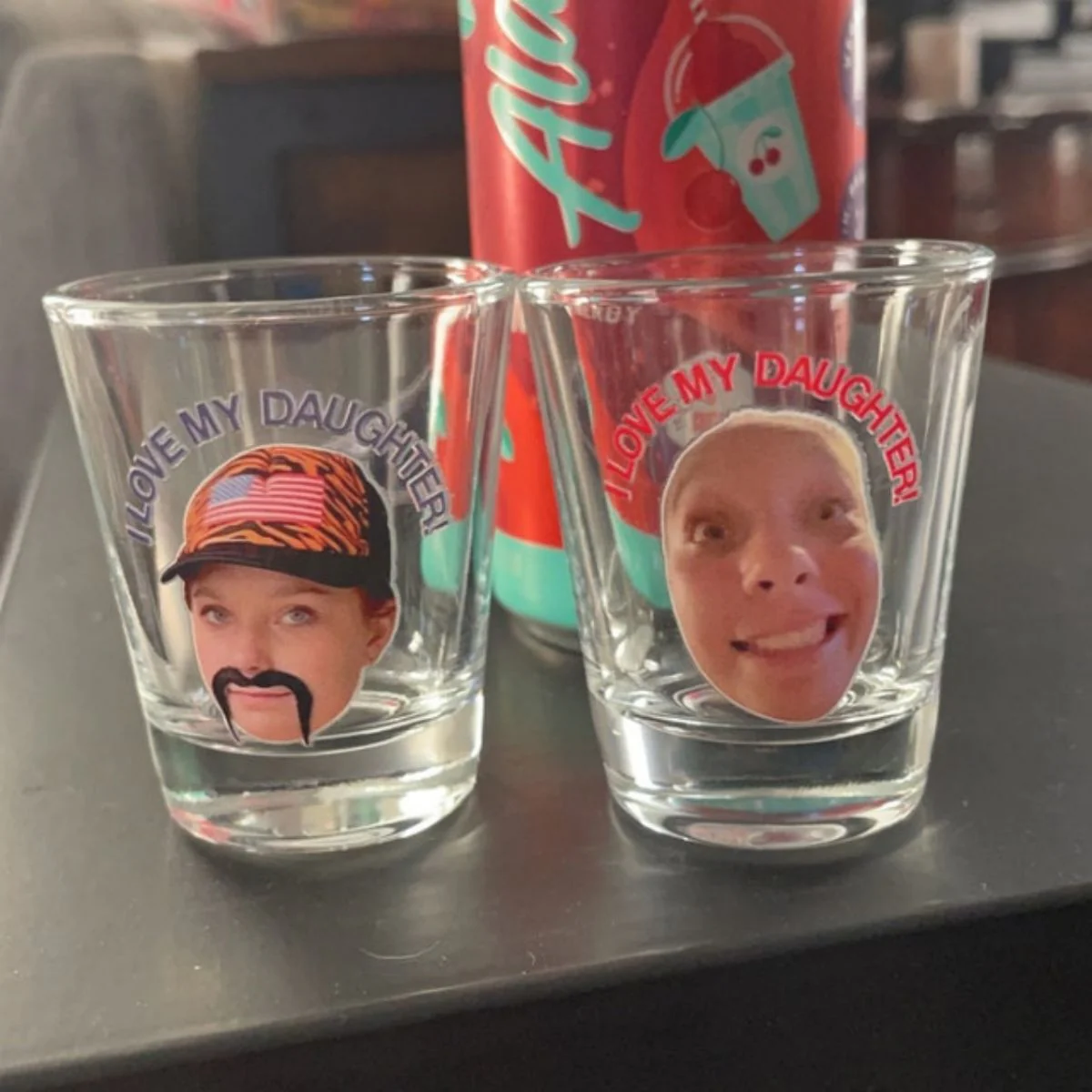 Personalized Custom Text Face Shot Glasses - Image 11