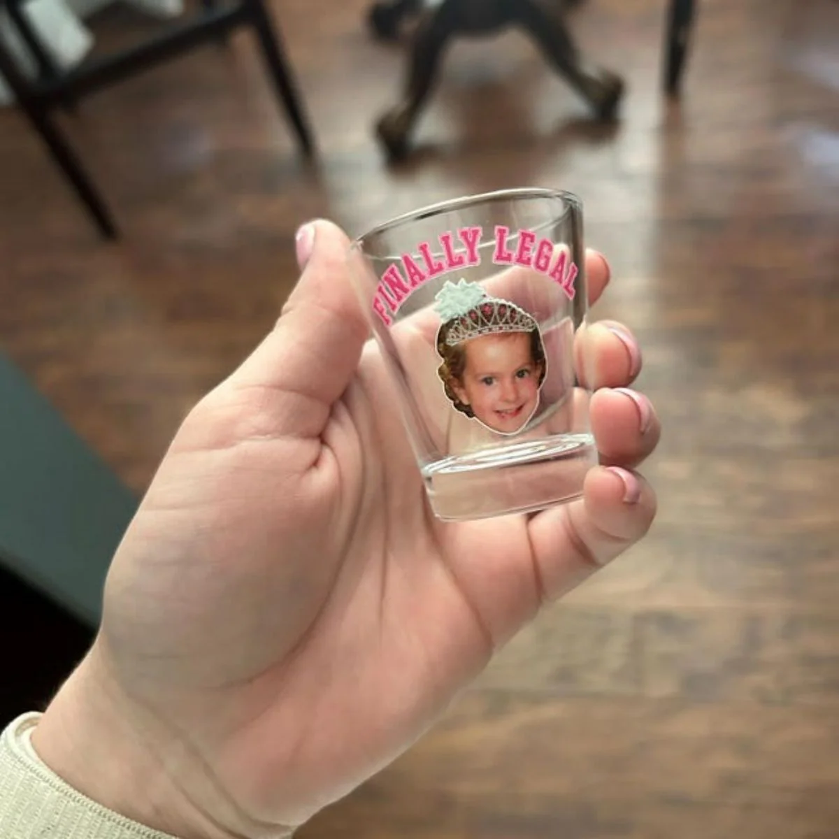 Personalized Custom Text Face Shot Glasses - Image 12