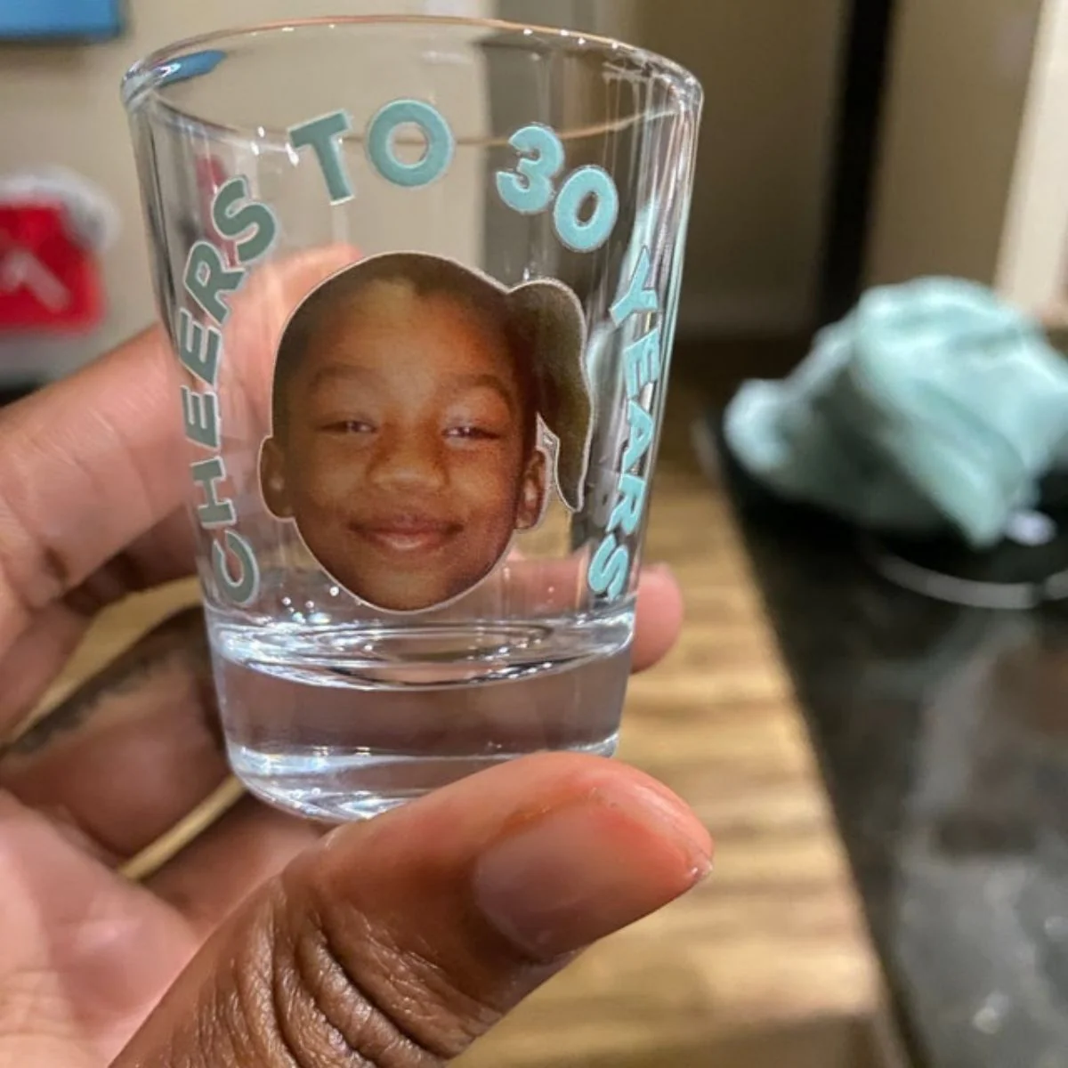Personalized Custom Text Face Shot Glasses - Image 14
