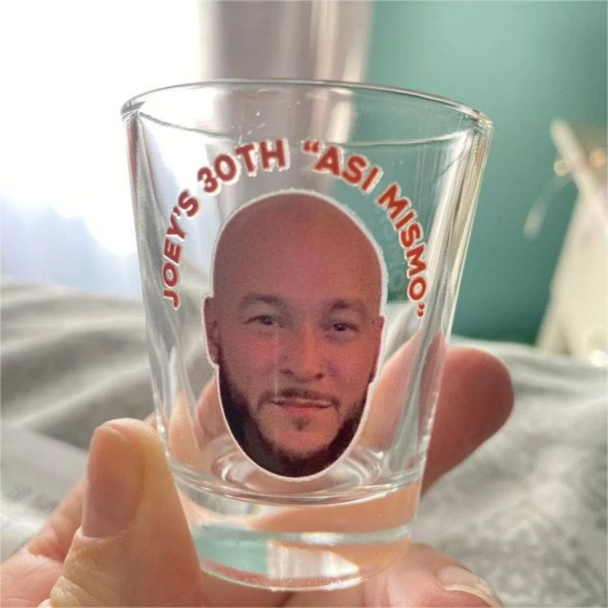 Personalized Custom Text Face Shot Glasses - Image 8
