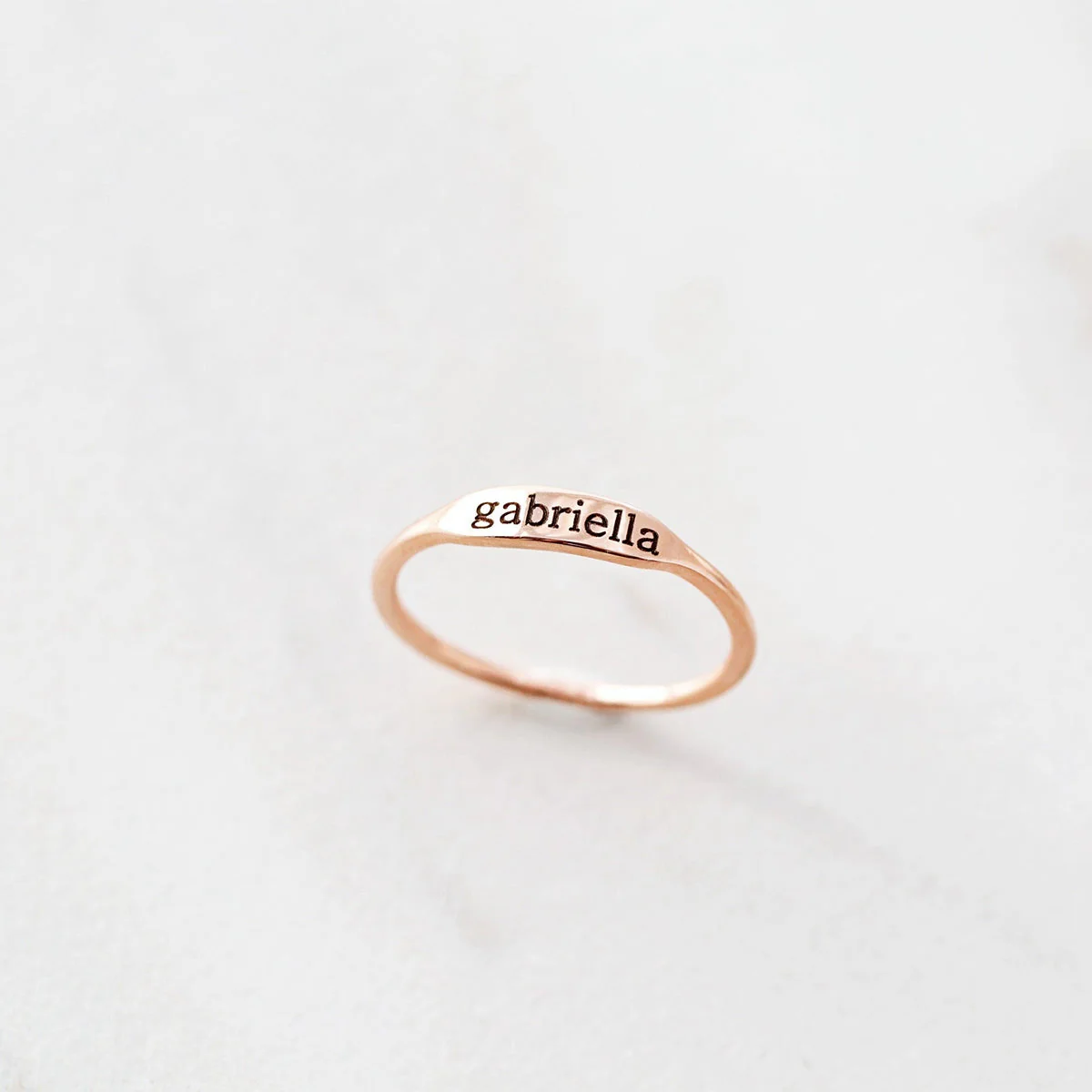 Personalized Dainty Name Stacking Ring Gift for Mom Grandma - Image 10