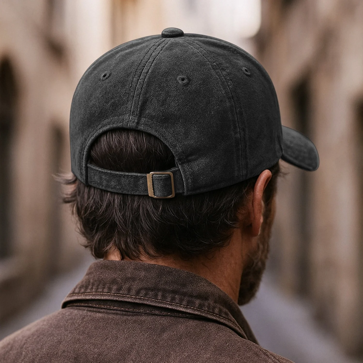 Personalized Distressed Denim Cap, America 250th Anniversary Patriotic Design - Image 5