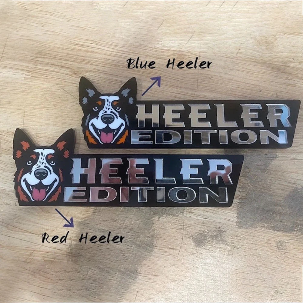 Personalized Dog breed Car Badge Laser Cutting Car Emblem - Image 10
