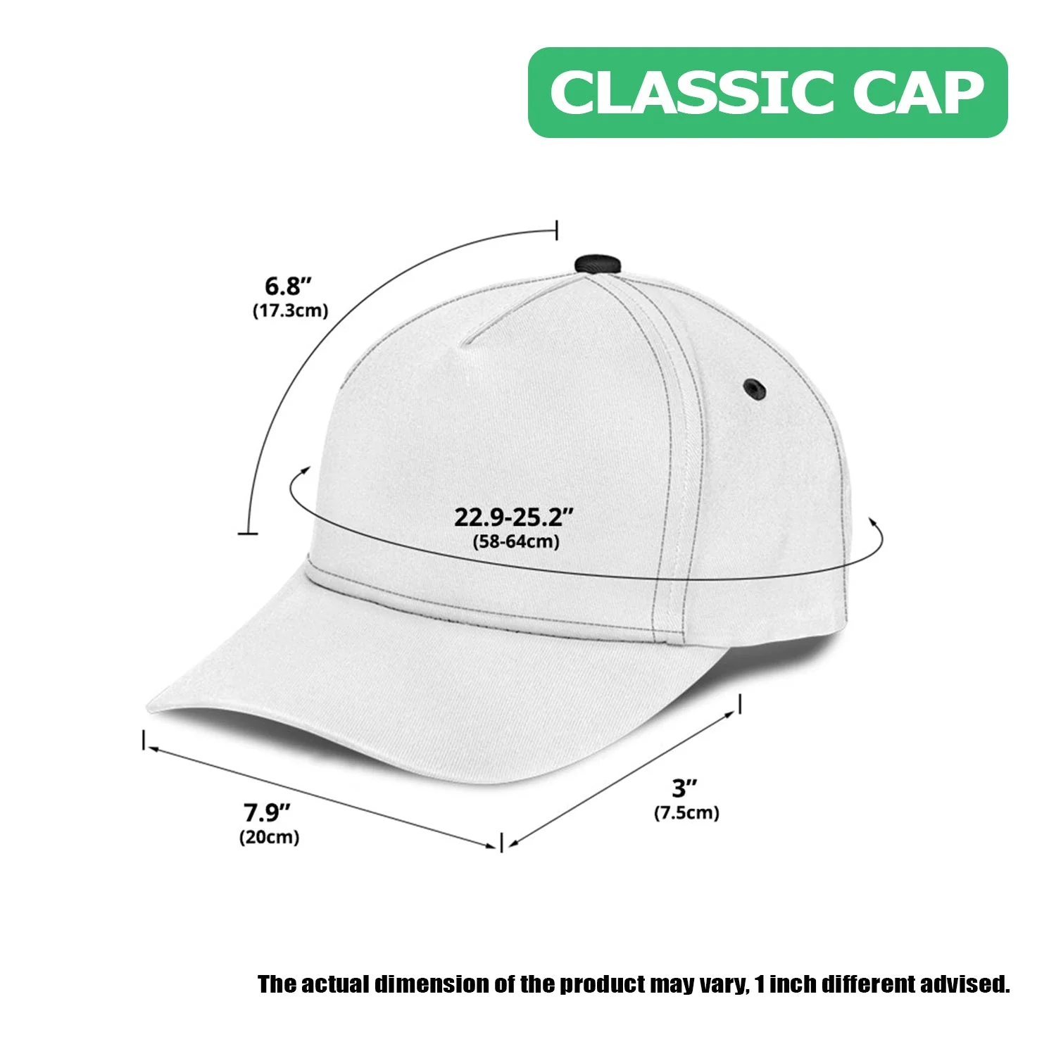 Personalized Dog Classic Cap - Image 5