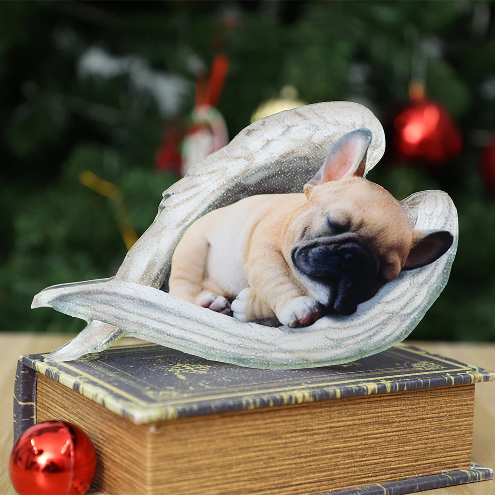Personalized Dog Sleeping Angel Acrylic Plaque, Gift For Dog lover - Image 3