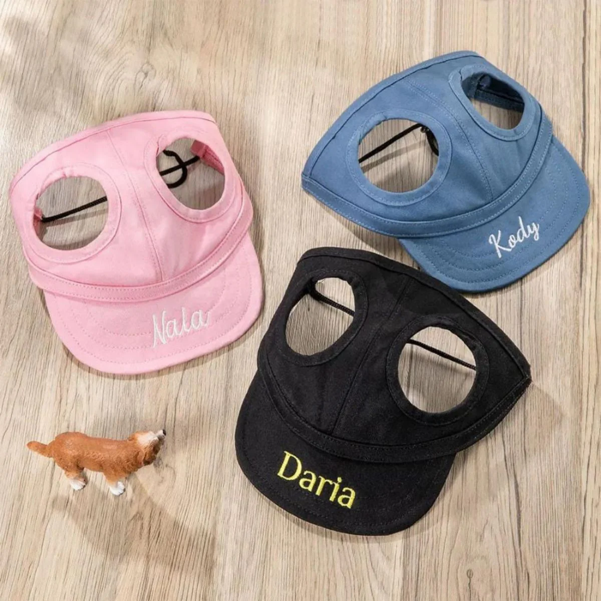 Personalized Dog Sun Hat Baseball Cap With Embroidered Name Gift for Pet Lovers - Image 4