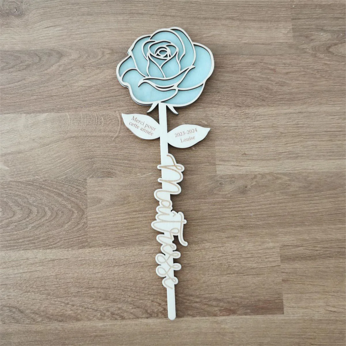 Personalized Double layer Eternal Wooden Flowers For Family - Image 2