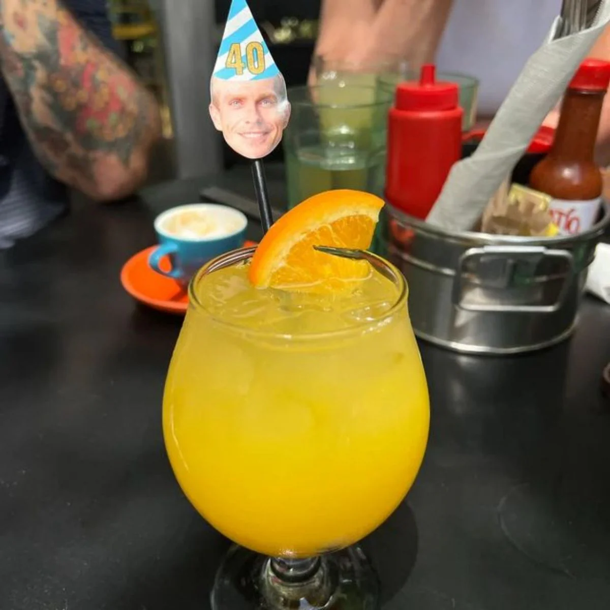 Personalized Drink Stirrers With Face Party Decorations - Image 6