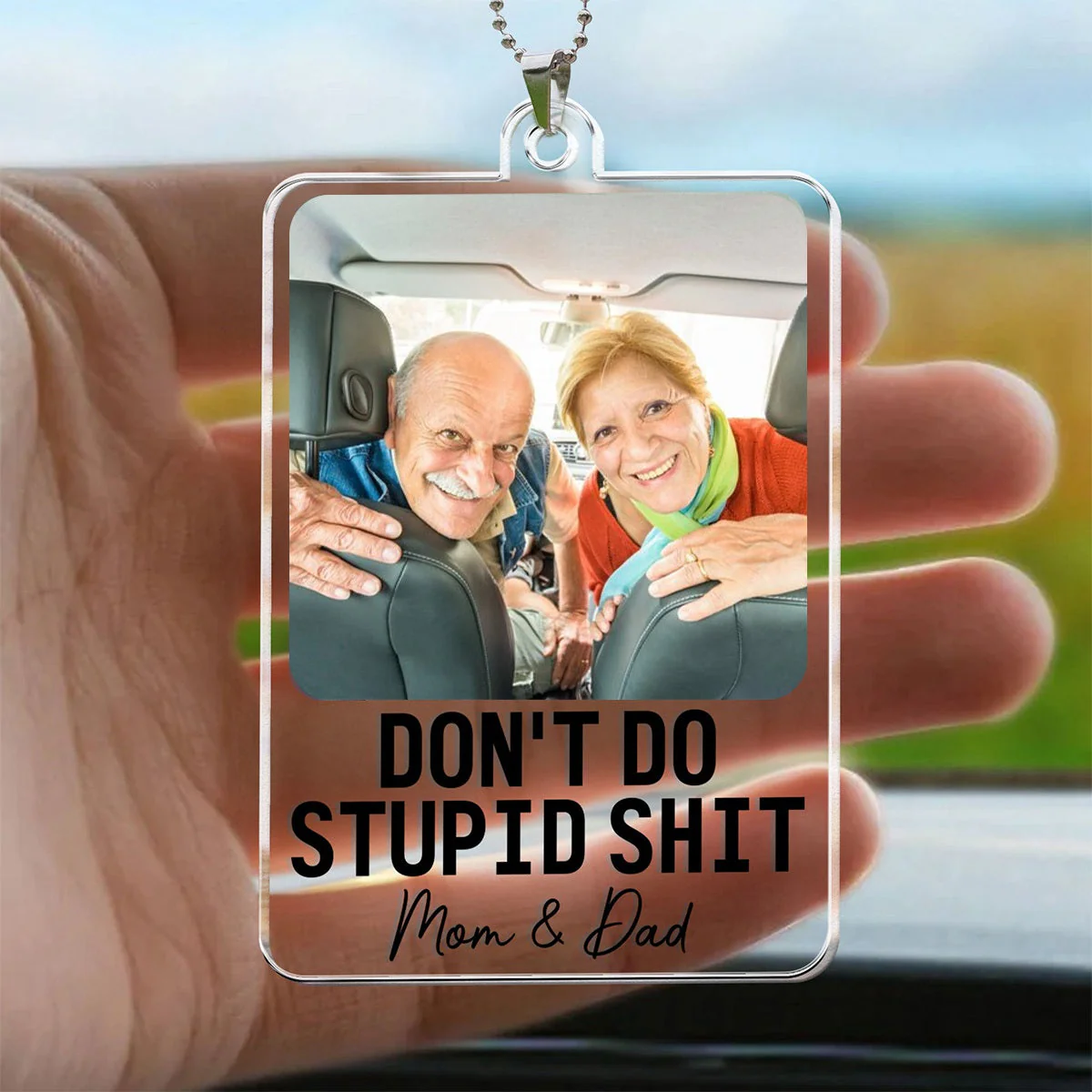 Personalized Drive Safe Car Ornament - Image 2