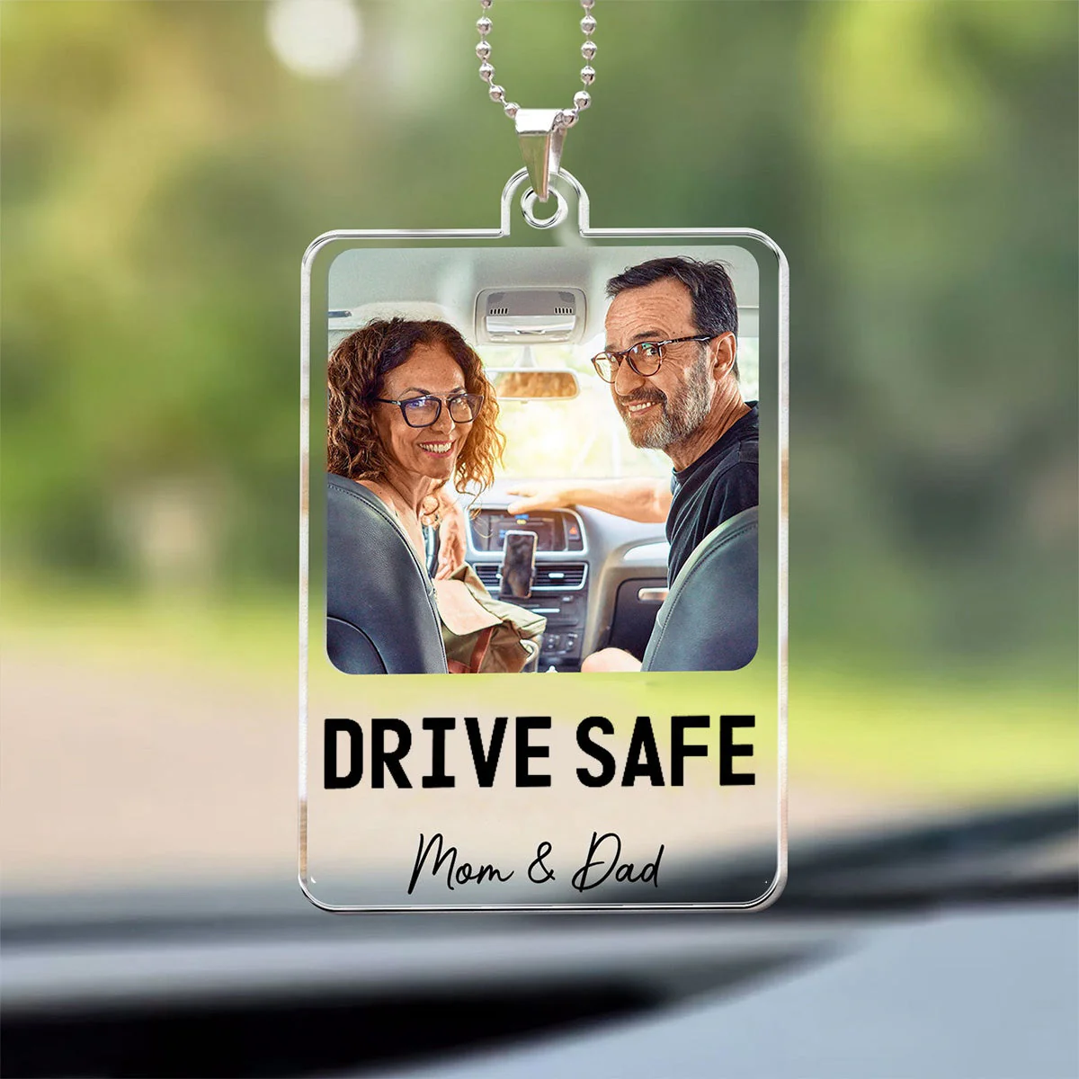 Personalized Drive Safe Car Ornament - Image 4