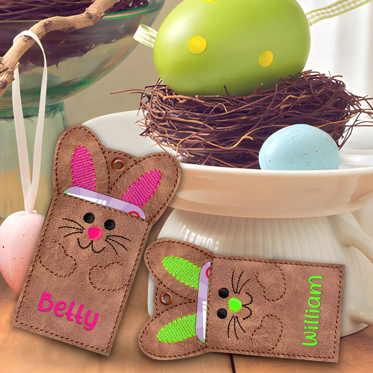 Personalized Easter Gift Card Holders, Personalized Gift Card Holders, Easter Basket Filler - Image 4
