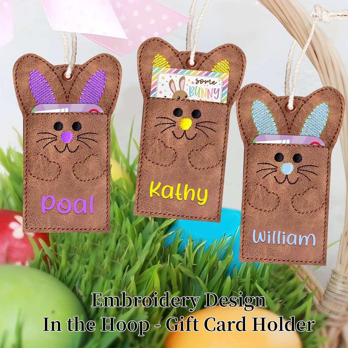Personalized Easter Gift Card Holders, Personalized Gift Card Holders, Easter Basket Filler - Image 5